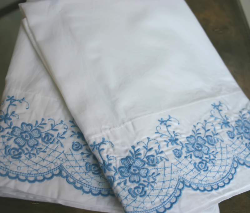 Pillowcase to embroider sale