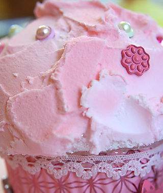 Blog cupcakes pink close