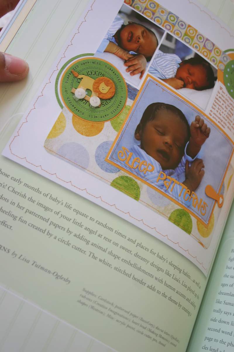 Baby Scrapbook Layouts Sleepy Baby Scrapbook Pages Sleepy Baby