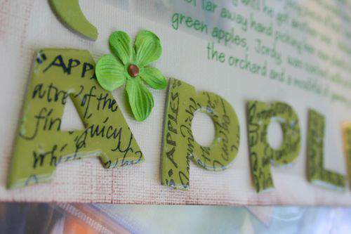 Blog bushel of apples chipboard