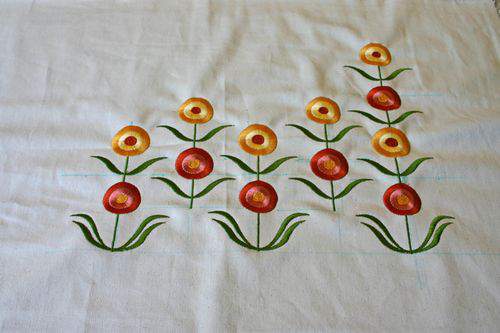 Blog flower pillow canvas