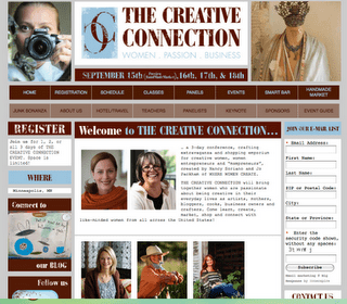 Blog creative connection page