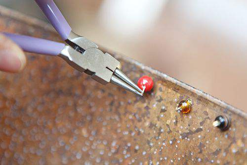 Blog beaded beer bucket inside