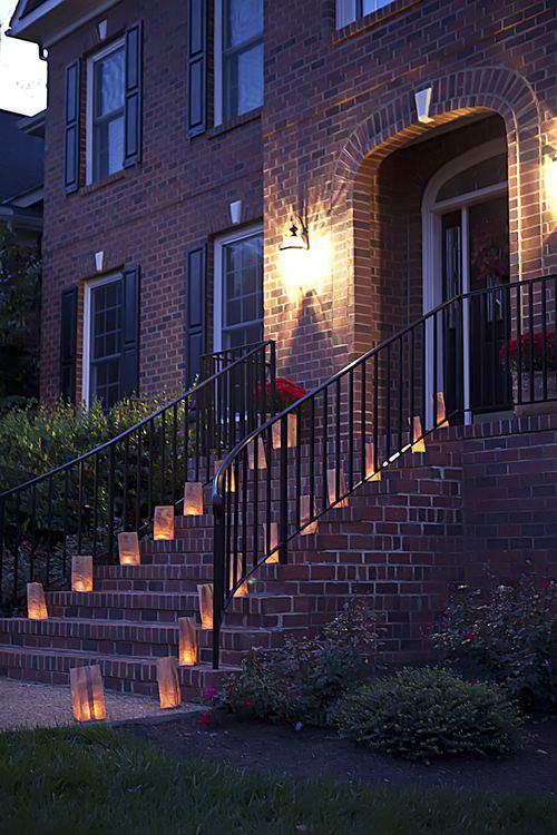 Easy DIY Paper Bag Luminaries - Handmade Farmhouse