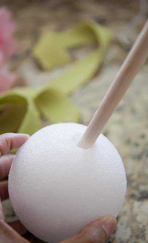 cherry blossom styrofoam ball cherry blossom styrofoam ball