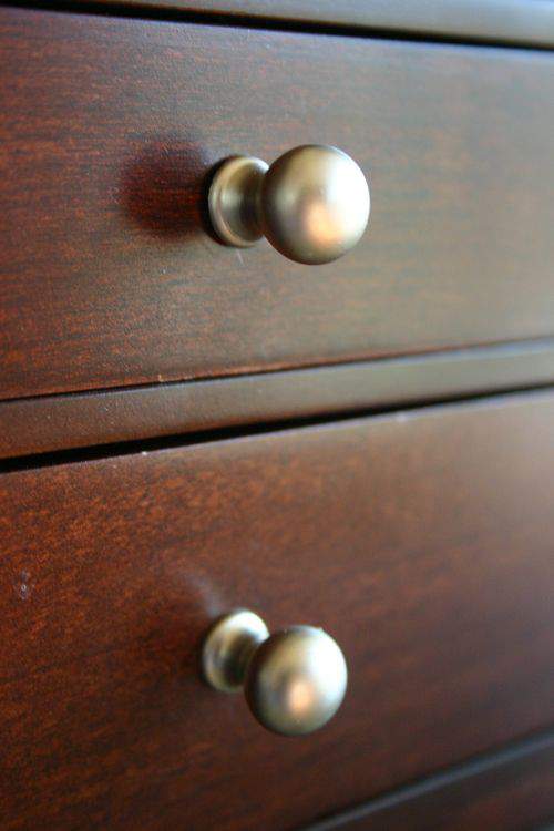 silver knobs