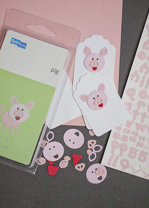 Piggie pop label supplies