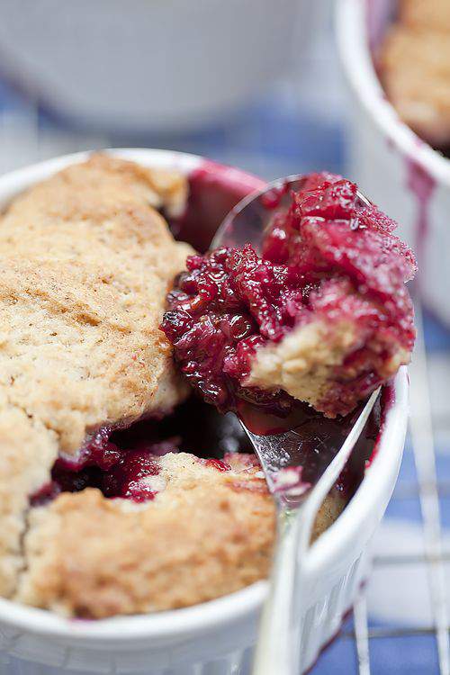 Blog blackberry cobbler spoon