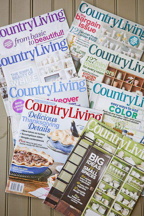 Country Living magazines