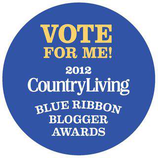 Country Living Blue Ribbon Blogger award