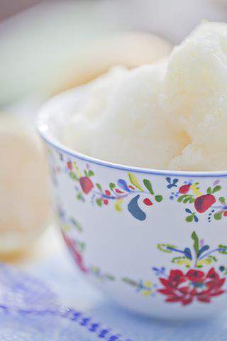 Lemon sorbet