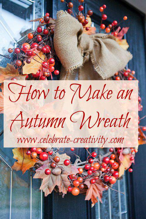 How to make an autumn wreath
