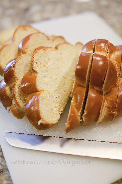 Challah slices