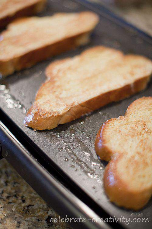 French toast on the griddle