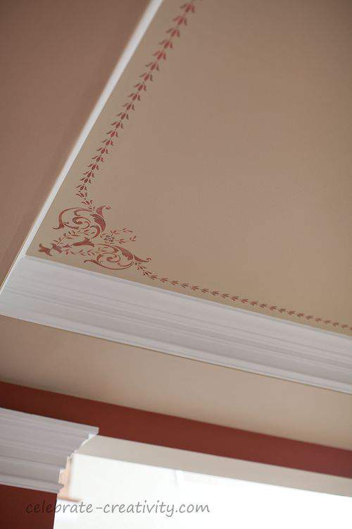 ceiling corner stencil 