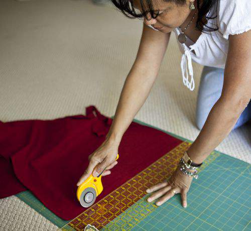 cutting sashing strips