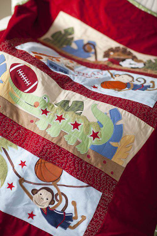 baby bumper quilt panels