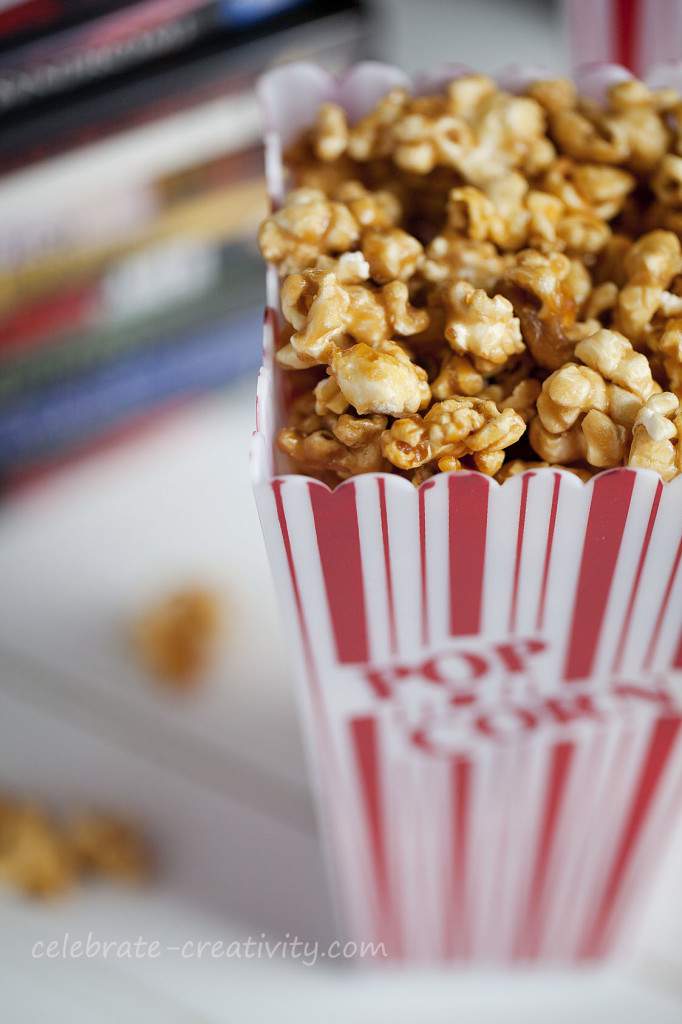 caramel corn container