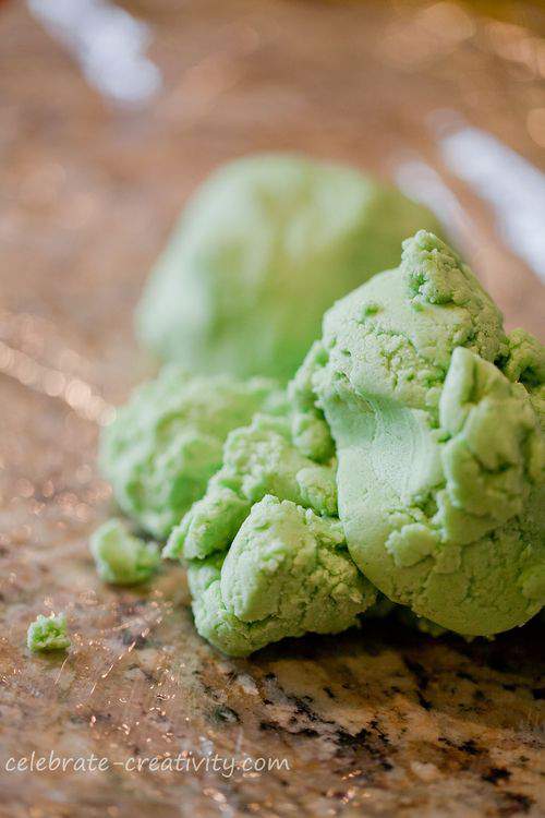 shamrock cookie dough