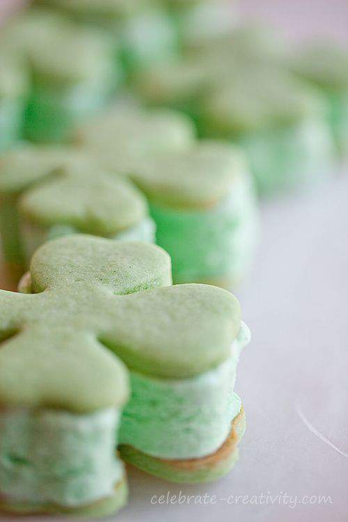 shamrock ice cream treats