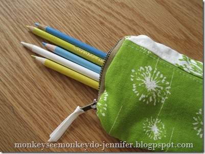 Monkey See, Monkey Do Pencil Case