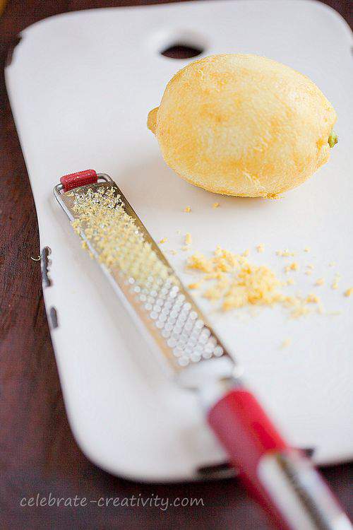 lemon zesting