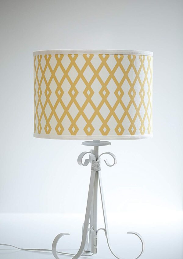 Lampshade Makeover Use Your Own Fabric