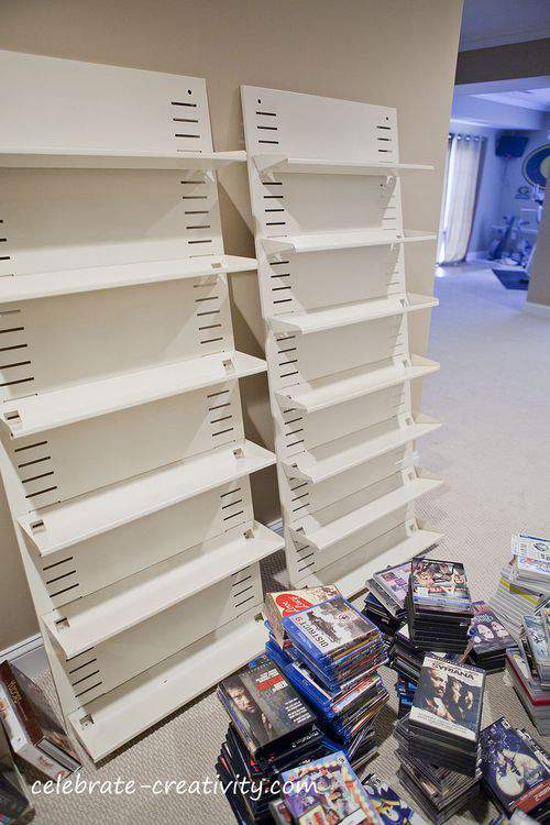 DVD shelves