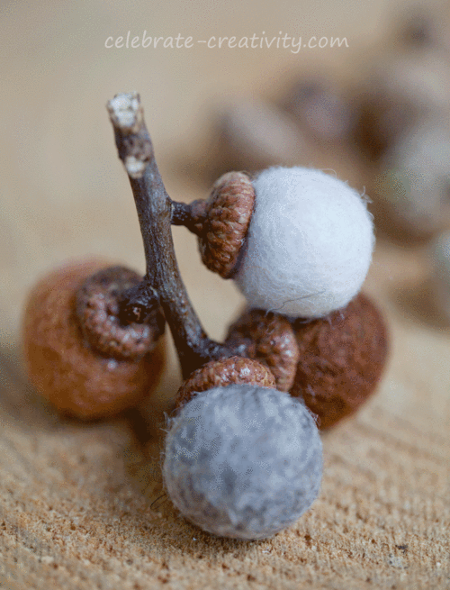 DIY-felted-wool-acorns