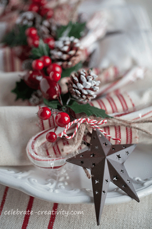 Holiday Napkin Decor - Celebrate Creativity