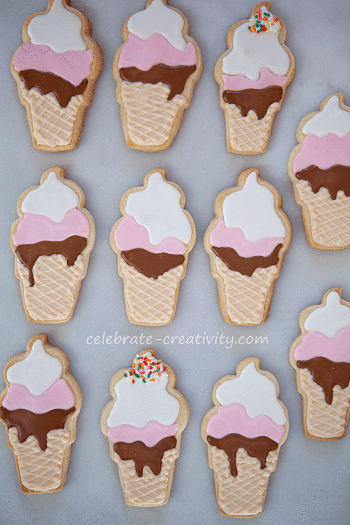 ice cream cone cookie group