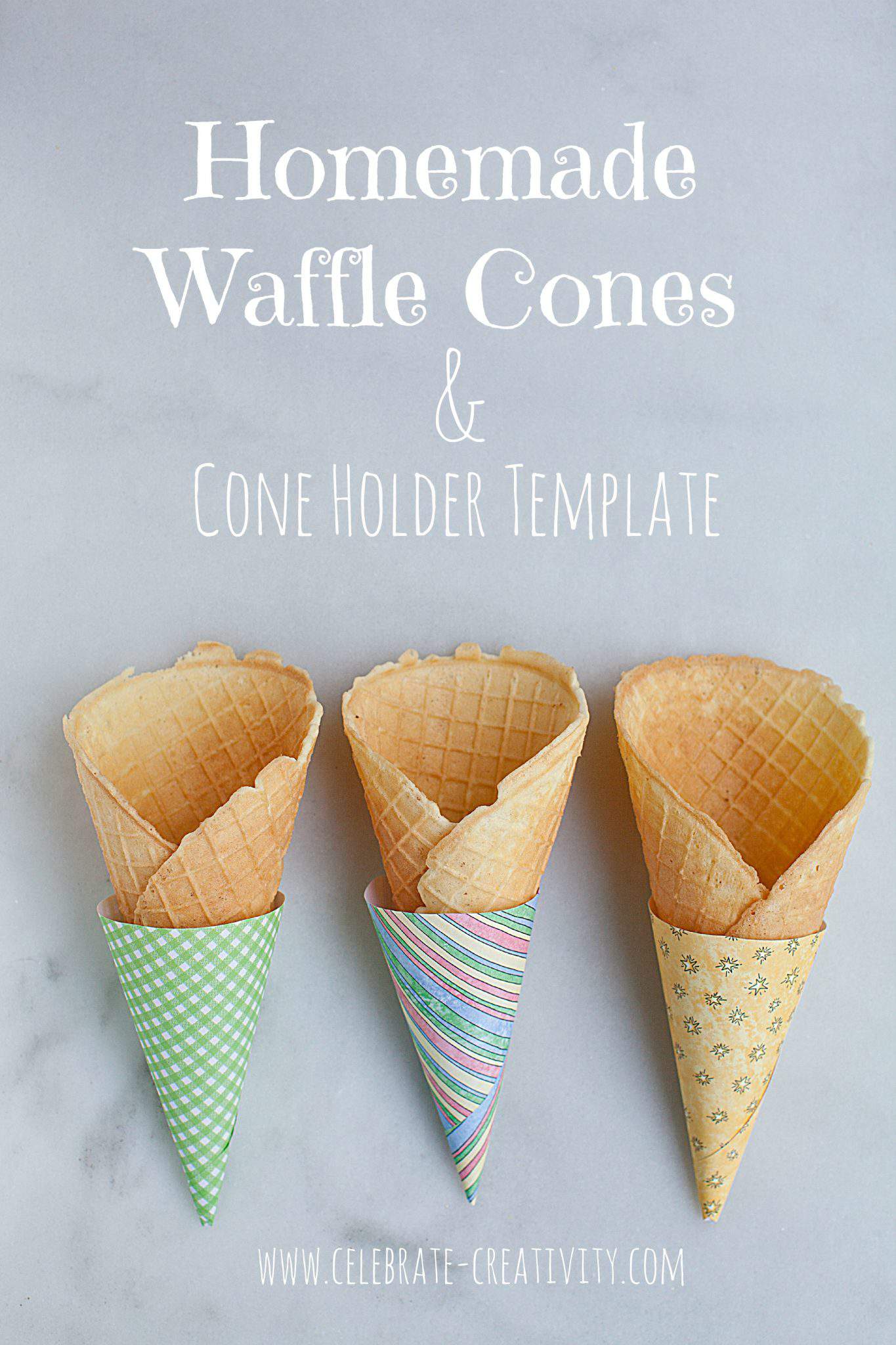 Homemade Waffle Cones