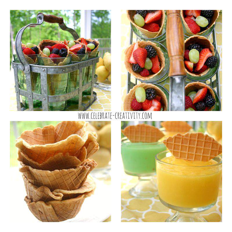 Homemade Waffle Cones +Cone Holder Template - Celebrate Creativity