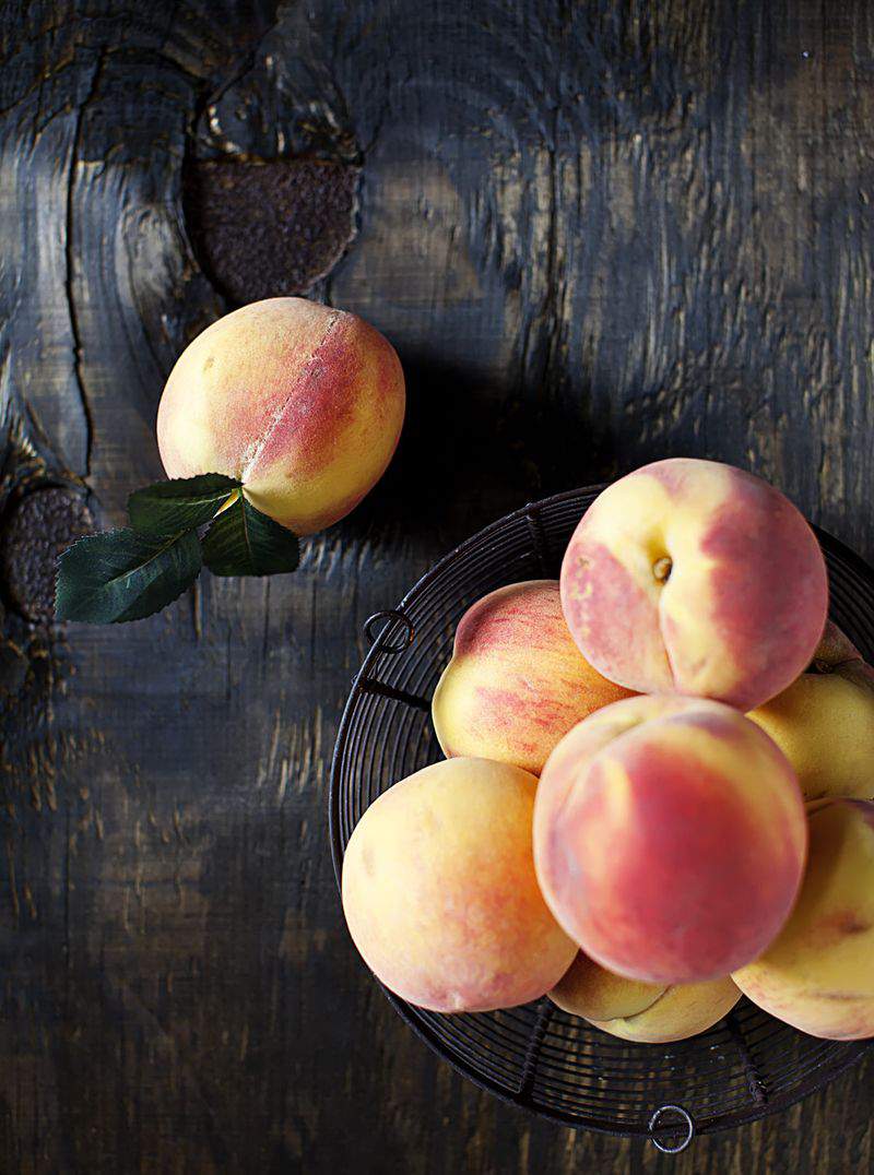 Open peaches