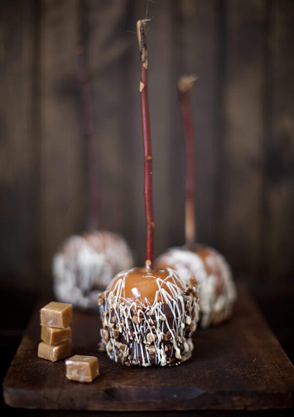 Double-Dipped Caramel Apples