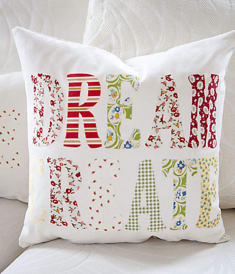 Applique Throw Pillows - Celebrate Creativity