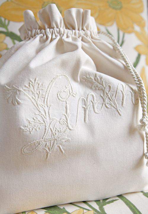 Antique Monogram Napkins