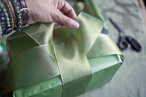 Paper Source Silver Metallic Thin Ribbon