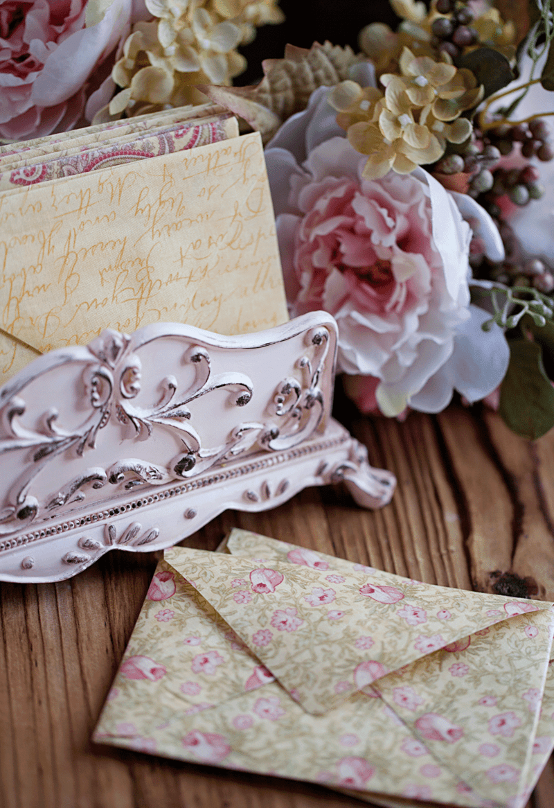 Embroidered Fabric Envelopes