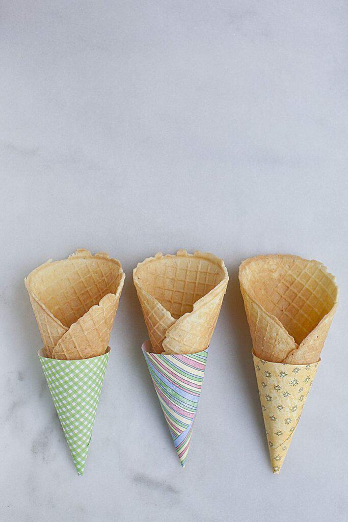 Homemade Waffle Cones +Cone Holder Template Celebrate Creativity