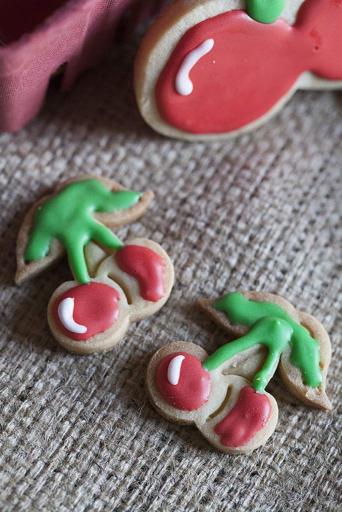 Cherry Shaped Sugar Cookies Celebrate Creativity