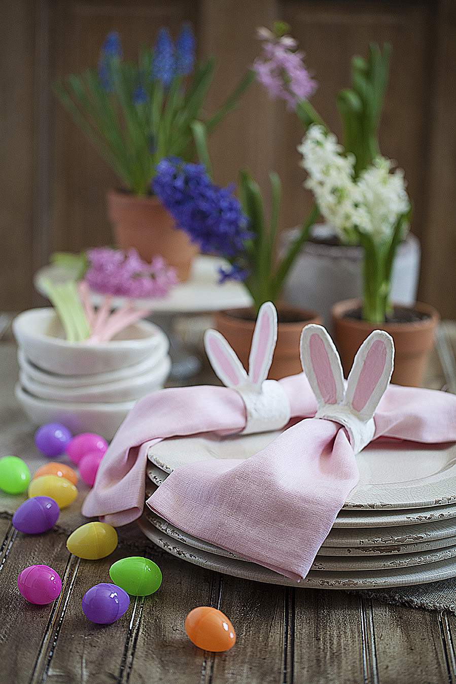 Bunny Napkin Rings - A Wonderful Thought