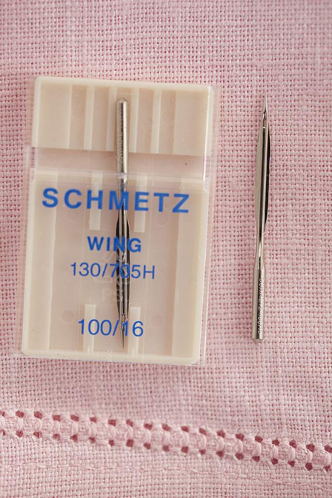 How to Use a Wing Needle for Hemstitching