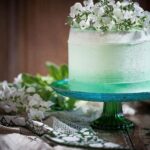 green ombre cake