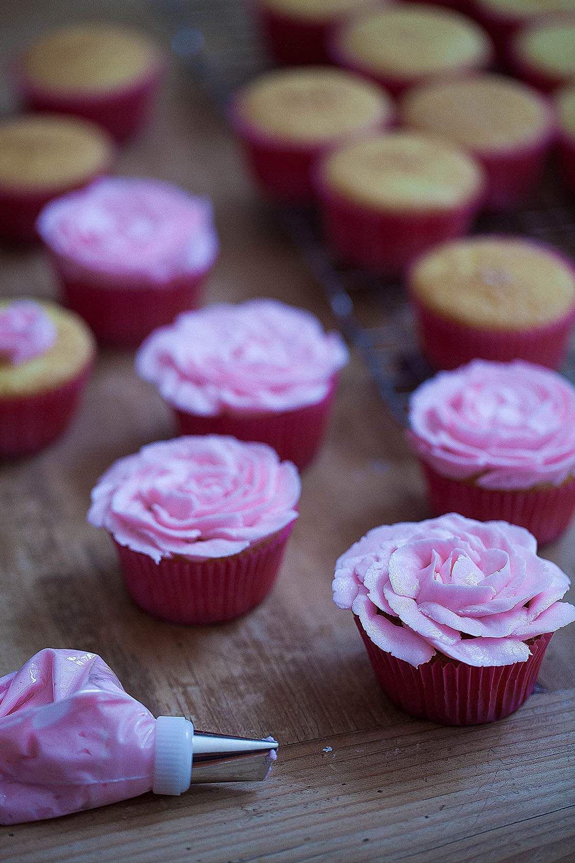 Rose Petal Cupcakes Celebrate Creativity