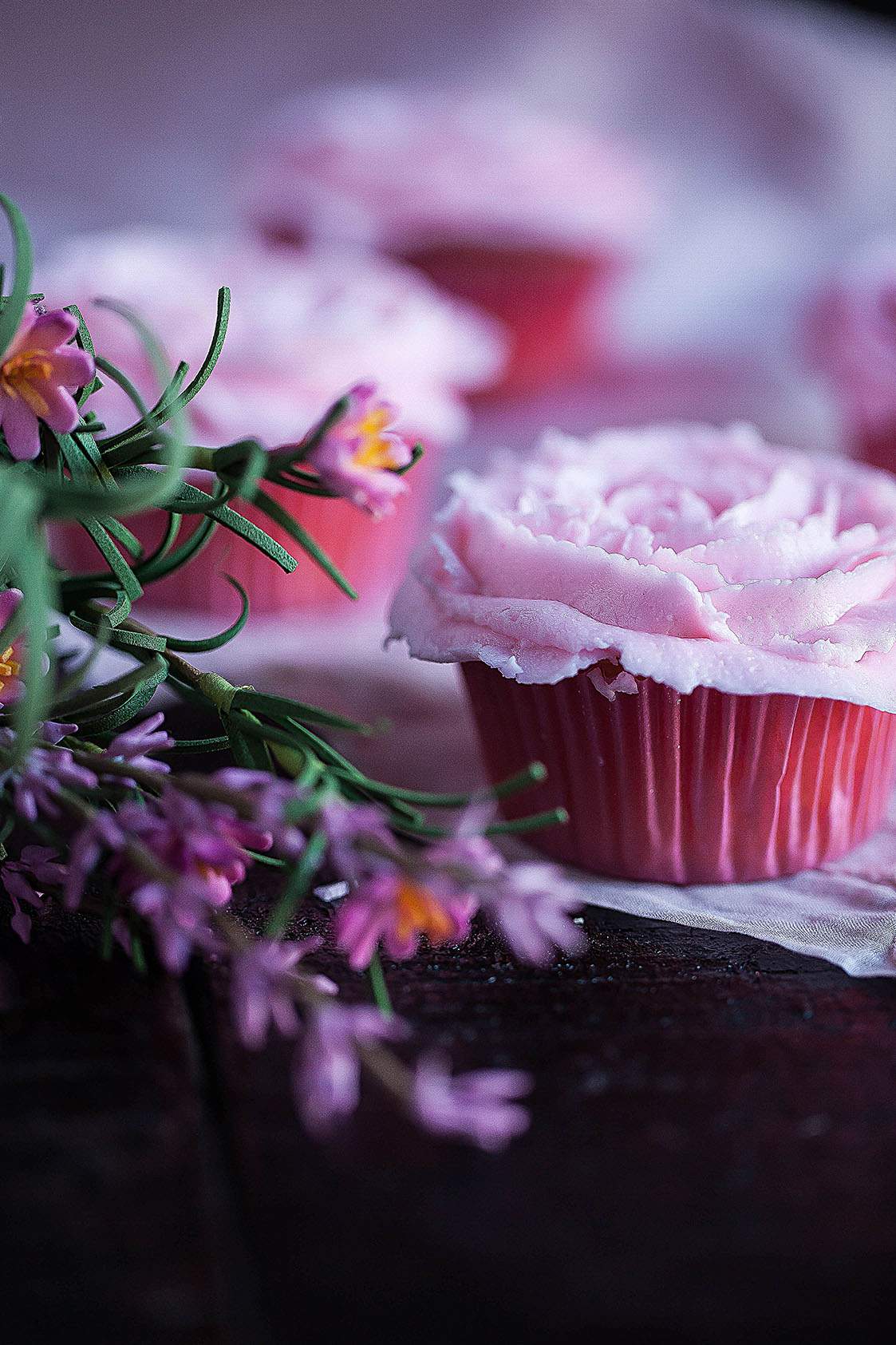 Rose Petal Cupcakes Celebrate Creativity