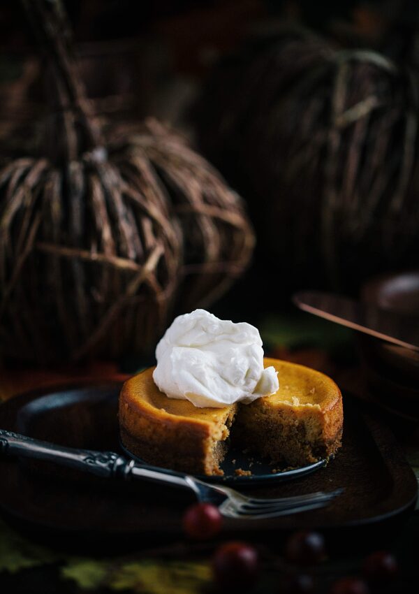 pumpkin cheesecake mini