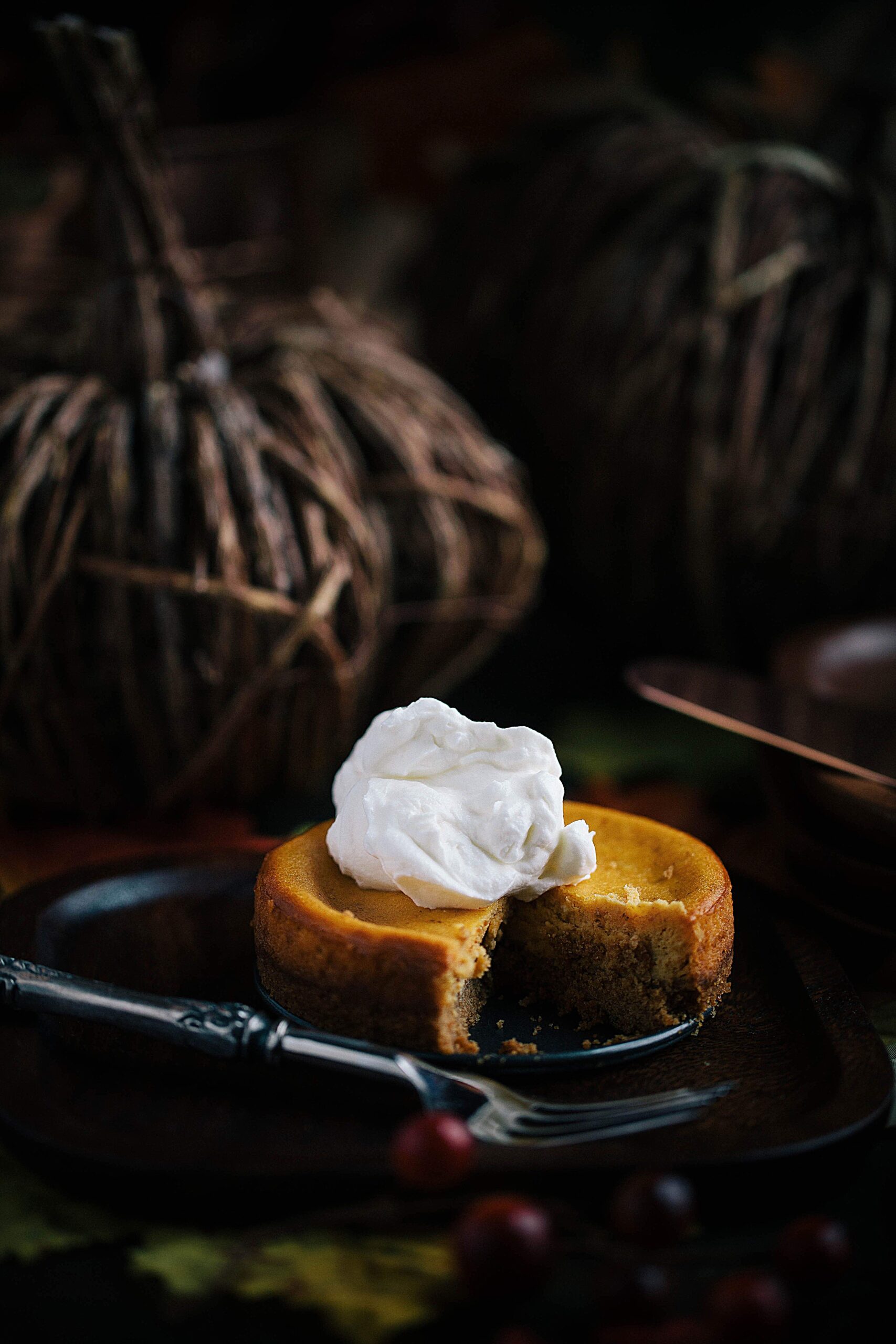 pumpkin cheesecake mini