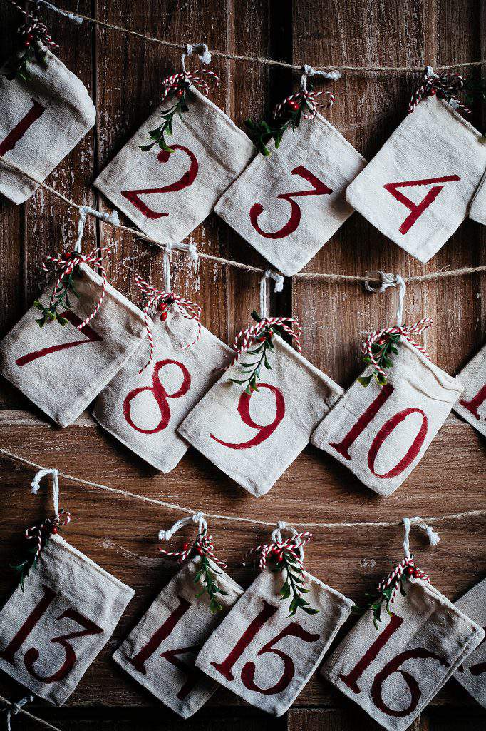 Christmas advent 2025 calendar bags