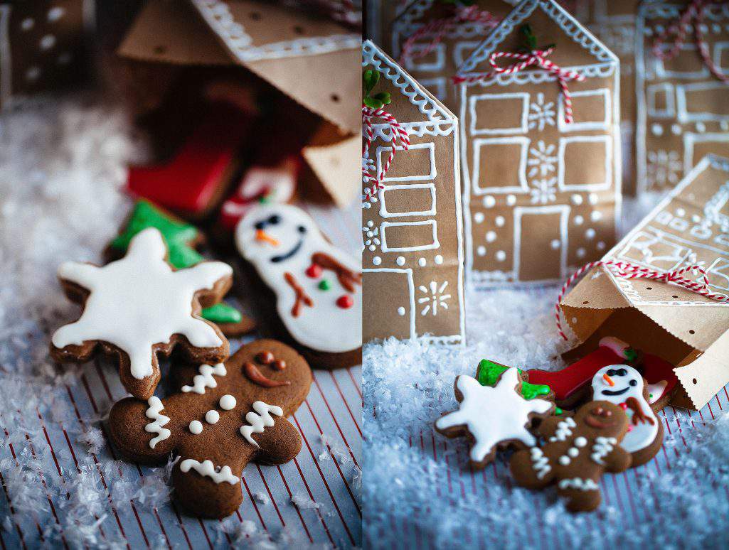 gingerbread house cookie bags